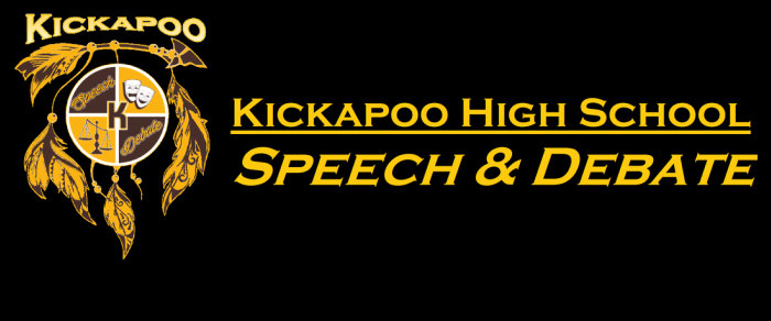 Kickapoo High School Speech &amp; Debate